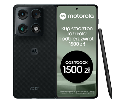 Smartfon Motorola razr fold 5G 16/512 Blackened Blue 165Hz